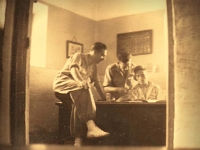 Archivo del Teniente CL Manuel Aguilar Belmonte.  Aguilar en Villa Sanjurjo.